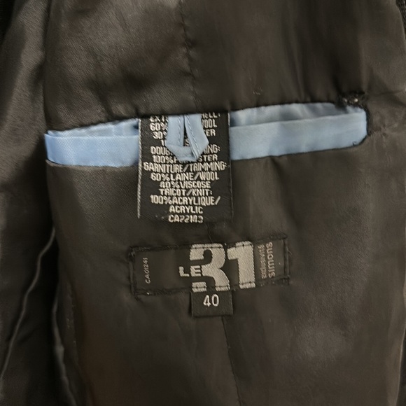 Le 31 exclusivite Simons Peacoat for Men size 40/ L - Picture 4 of 6